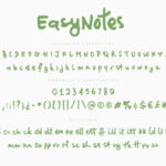 EasyNotes Font Poster 8