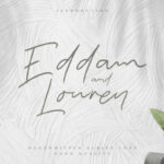 Eddam and Louren Font Poster 1