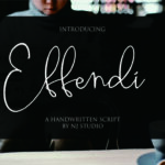 Effendi Font Poster 1