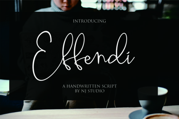 Effendi Font Poster 1