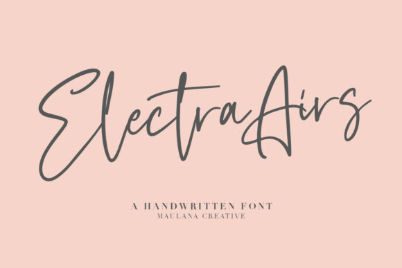 Electra Airs Font Poster 1