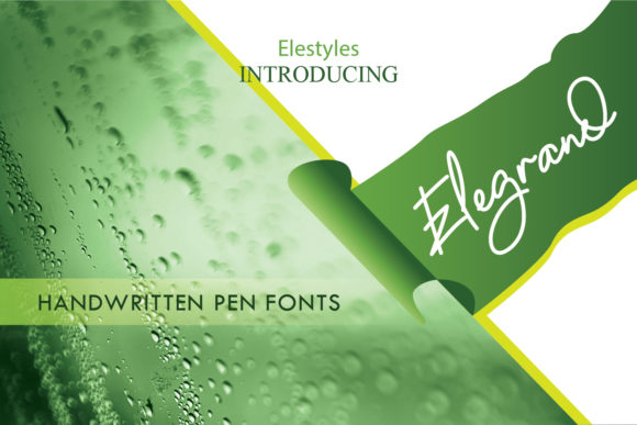 Elegrand Font Poster 1