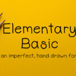 Elementary Basic Font Poster 1
