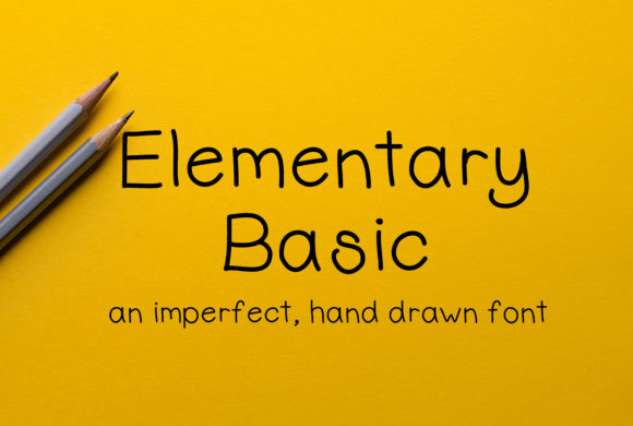 Elementary Basic Font Poster 1