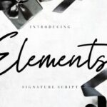 Elements Font Poster 1