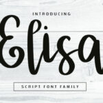 Elisa Font Poster 1