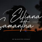 Elliana Samantha Font Poster 1