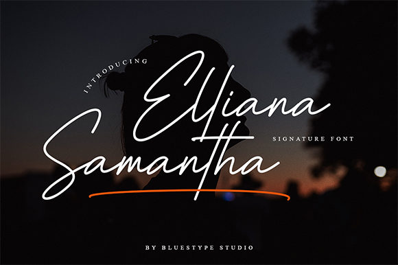 Elliana Samantha Font Poster 1