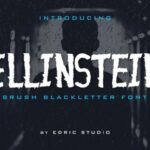 Ellinstein Font Poster 1