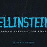 Ellinstein Font Poster 2