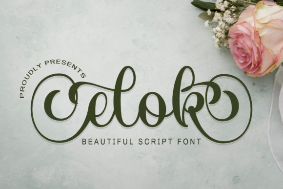 Elok Font Poster 1