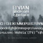 Elvian Andreani Font Poster 5