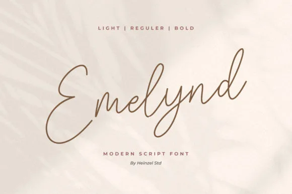 Emelynd Font Emelynd Font Poster 1