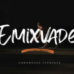 Emixvade Font Poster 1