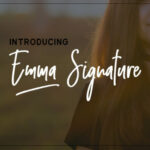 Emma Signature Font Poster 1