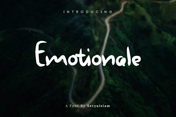 Emotionale Font Poster 1