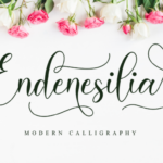 Endenesilia Font Poster 1