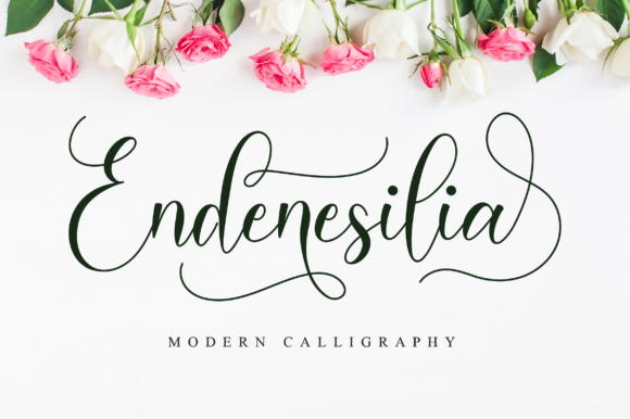 Endenesilia Font Poster 1