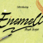 Enemell Font Poster 1