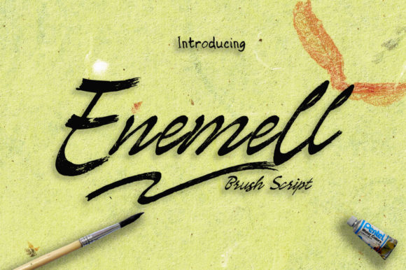 Enemell Font Poster 1