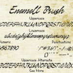 Enemell Font Poster 4