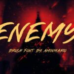 Enemy Font Poster 1