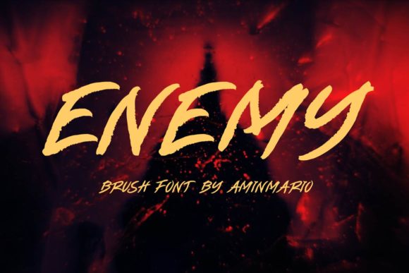 Enemy Font Poster 1