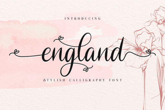 England Font Poster 1