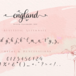 England Font Poster 8