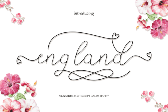 England Font Poster 1