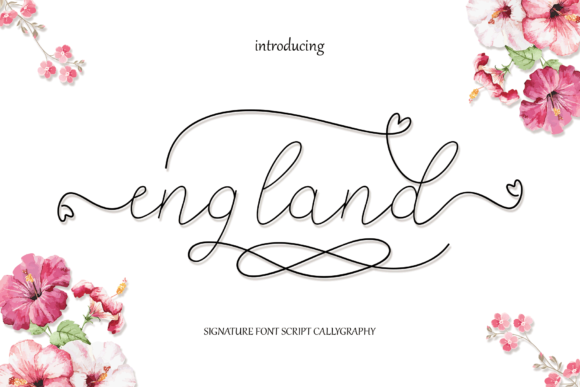 England Font England Font Poster 1