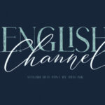 English Channel Duo Font Poster 1