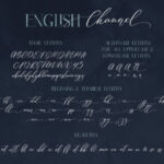 English Channel Duo Font Poster 14