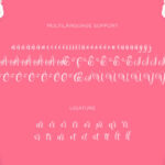 Enjelina Font Poster 7