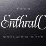 Enthrall Font Poster 1