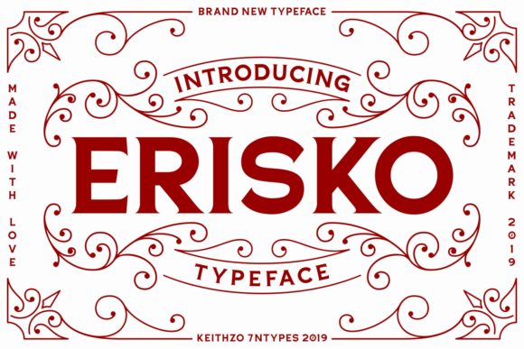 Erisko Font Poster 1