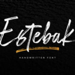 Estebak Font Poster 1