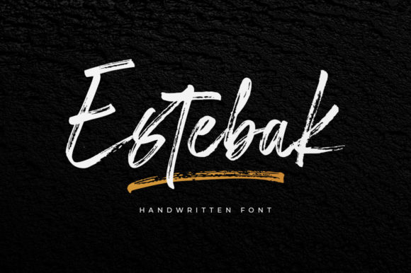 Estebak Font Poster 1