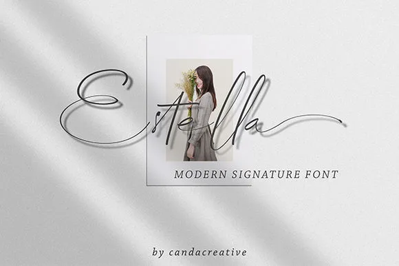 Estella Font Estella Font Poster 1