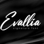 Evallia Font Poster 1