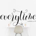 Everytime Font Poster 1