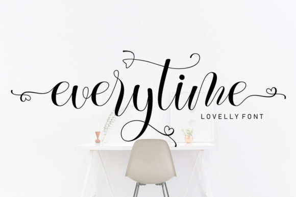 Everytime Font Poster 1