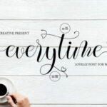 Everytime Font Poster 2
