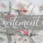 Excitement Font Poster 1