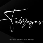 Fabregas Font Poster 1