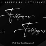 Fabregas Font Poster 9