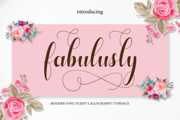 Fabulusly Font Poster 1