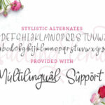 Falling Lemon Font Poster 9