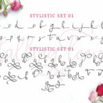 Falling Lemon Font Poster 10