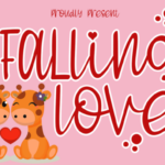 Falling Love Font Poster 1